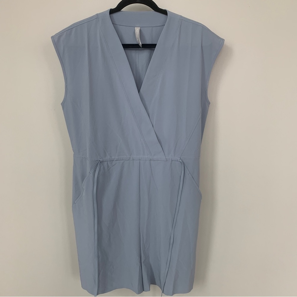 Athleta Women's Light Blue Sleeveless Romper